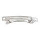 FOONEE en acier inoxydable Français Barrette Diy Snap on Clips pour Bows Hair (Silver, 50pcs)