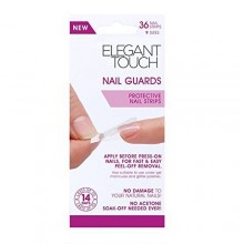 Elegant Touch Nail Guards - 36 Nail Strips 9 Sizes