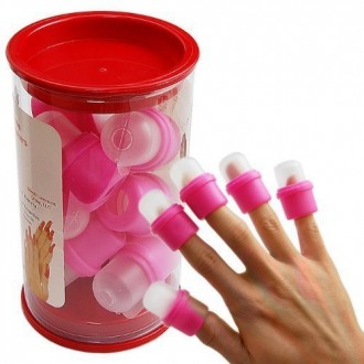 LanLan 10PC nail art portable soakers Ongle enlèvement acrylique