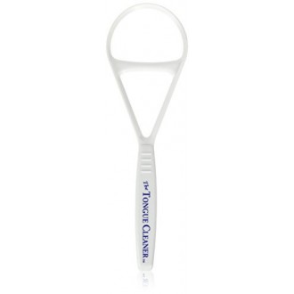 Pureline Oralcare Tongue Cleaner, Pearl White