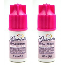 Gabriella Hypo-Allergenic Nail Glue .1 Oz (2 Pack)