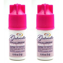 Gabriella Hypo-Allergenic Nail Glue .1 Oz (2 Pack)