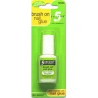 5 second Brush On Nail Glue 6g (4-Pack)