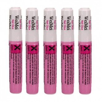 5 piezas de 1 g del pegamento del clavo falso del clavo del gel ULTRAVIOLETA