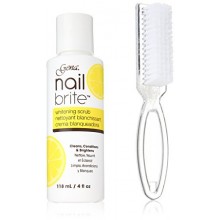 Gena Nail Brite avec brosse, 4 Ounce