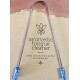 Ayurvedic Tongue Cleaner (Ocean Blue) by Sattvic Path - Premium Tongue Scraper 100% Stainless Steel - Kills Bad Breath with