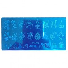 Nail Art ! AMA(TM) Christmas DIY Nail Art Image Stamp Stamping Plates Manicure Template (C)