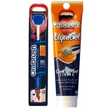 Kit Orabrush - 1 Tongue Cleaner Brush &amp; 1 Gel