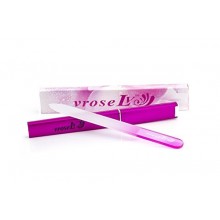 VROSELV Glass Nail File Medium Size, Double Sided Glass File Etched Pointed, Glass Nail File Super Durable Never Wears