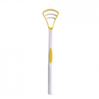 Easyinsmile Tongue Cleaner Scrapers Oral Care Product (yellow)