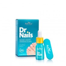 Belle Azul Dr. Nails. Solución para las uñas antifúngica. Con aceite de argán, aceite de árbol de té y la vitamina E para la mir