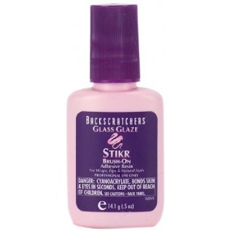 Backscratchers Extreme verre Glaze Stikr Brush-On, 0,5 Fluid Ounce