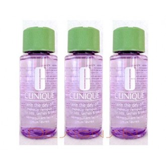 Clinique Take The Day Off Makeup Remover For Lids, Lashes & Lips 1.7 oz / 50 ml Each, (Lot of 3: 150 ml Total)