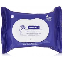 Klorane desmaquillante toallitas biodegradables con Calmante aciano, 25 de recuento