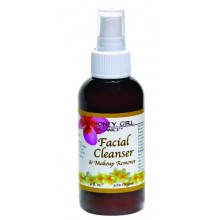 Honey Girl Organics Facial Cleanser and Makeup Remover, 4.0 Fluid Ounce