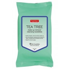 Purederm Tea Tree démaquillant Cleansing Towelettes 1 Pack (30 Towelettes Per Pack)