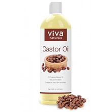 Viva Naturals Ultra Smooth huile de ricin, 16 fl oz - Le BEST émolliente pour la peau, cheveux et ongles soins