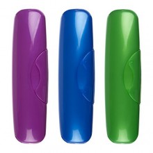 Caso RADIUS viajes para el original y de equipo de cepillo de dientes, una variedad de colores, los colores pueden variar (Pack 
