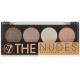 Palette Fard à Paupières W7 Nu Nudes (4 tons neutres)