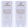Naturals Arte SPF 50 Stick protector Solar 0,7 oz - Pack de 2 - Resistente al Agua 80 Minutos - Con la mejor Naturales y Orgánic
