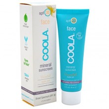 COOLA Mineral Suncare, Unscented Matte Tint Face Sunscreen, SPF 30, 1.7 fl. Ounce, Mineral BB Cream, Natural Beige Tint