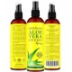 Aloe Vera SPRAY pour le visage, la peau et des cheveux - 99% BIO, Made in USA, Big 12 oz - EXTRA Strong - VOIR LES RÉSULTATS OU 