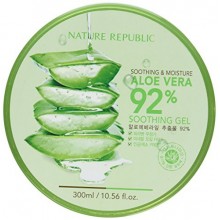 República naturaleza Nueva calmante y Humedad Aloe Vera Gel 92%, 10,56 fl oz