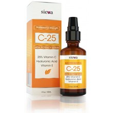 La vitamine C Sérum de visage 25% - Hydratant - Vitamine C + E + Acide Hyaluronique Sérum. Ultimate Anti Aging Anti Wrinkle Seru
