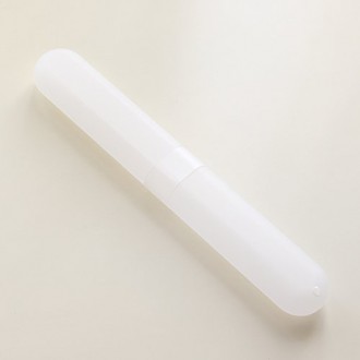 Fanmeili SN2284 Plastic Toothbrush Case / Holder for Travel Use - Clear