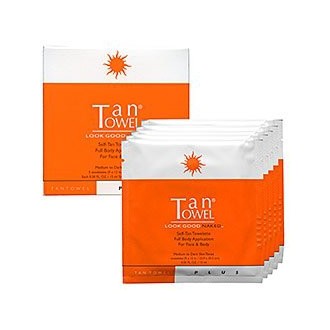 Tan Towel Half Body Plus Self-Tan Towelettes 10 Pack