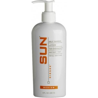 SUN LABORATORIES Self Tanning Lotion Tan Overnight - Medium (8 oz)