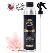 Self Tanner - Sunless Tanning Spray w/ Hyaluronic Acid and Organic Oils - Natural Self Tan Dry Oil - For Sexy Golden Bronze