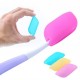 Pack of 6 - Portable Travel Silicone Toothbrush Head Case Protective Cover - Keep Harmful Germs Away from Your Toothbrush -
