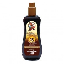 Australian Gold SPF Gel 15 Spray avec Bronzer, 8 Ounce