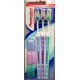 Pepsodent completa Cuidado, Cepillo de dientes (suave) con cubierta de cepillo de dientes, 3 pack