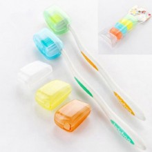 Sonline 5Pcs Voyage Portable Toothbrush Head Covers Housse de protection Prévention Molar
