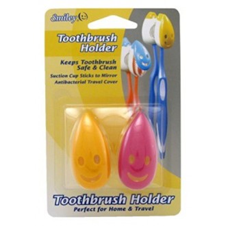 Smiley cepillo de dientes titular 2'S (3 Pack)