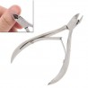Cutícula, acero inoxidable pinzas de la cutícula / cortador / Clipper para el arte del clavo, Longitud 3.75 "
