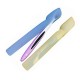 Kushun Silicone Toothbrush Holder Set Toothbrush Covers Case Protect Box for Travel Use (2pcs Color Randomly)
