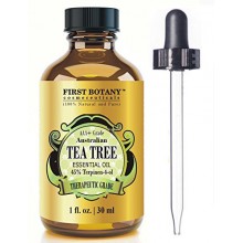 100% Pure Australian Tea Tree Essential Oil with 45% Terpinen-4-ol, 1 fl. oz. A Known Solution to Help in Fighting Acne,