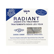 Spa Vie 1295 Radiant Sous traitement des yeux avec les traitements de diamant et de collagène -6 Chaque (Pack de 2)