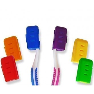 La estética dental del cepillo de dientes de la cubierta del Reino Unido (Juego de 6 colores)