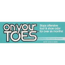 On Your Toes pieds Bactéricide Powder - Élimine les odeurs de pieds pour six mois, 21 grammes (One Pack)