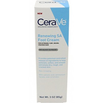 CeraVe Renewing System, SA Renewing Foot Cream, 3 Ounce