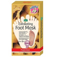 Purederm Exfoliating Foot Mask - Peels Away Calluses and Dead Skin in 2 Weeks! (3 Pack (3 Treatments), Regular)