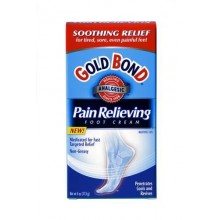 Gold Bond Pain Relieiving Foot Cream 4oz, 4oz Boxes (Pack of 2)