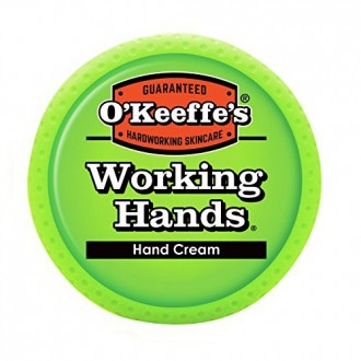 O'Keeffe Manos de trabajo Crema de manos, 3,4 oz, Jar