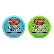 O'Keeffe's Working Hands & Healthy Feet Combination Pack of Jars