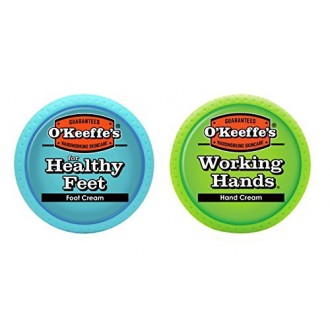 O'Keeffe's Working Hands & Healthy Feet Combination Pack of Jars
