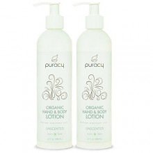 Puracy Organic Hand & Body Lotion - The BEST Lightweight Natural Moisturizer - All Skin Types - Developed by Doctors with